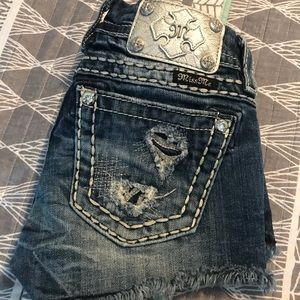 Miss me denim shorts size 24